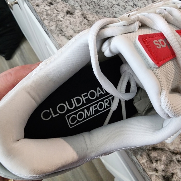 New In Box Adidas Women's White and Beige Sneakers Sz W9 M8 - Picture 9 of 10